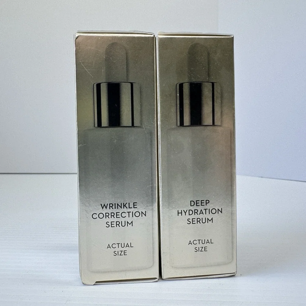 2 Olay Serum Wrinkle Correction B3 + Peptides Hyaluronic Acid Hydrating 1.3 oz